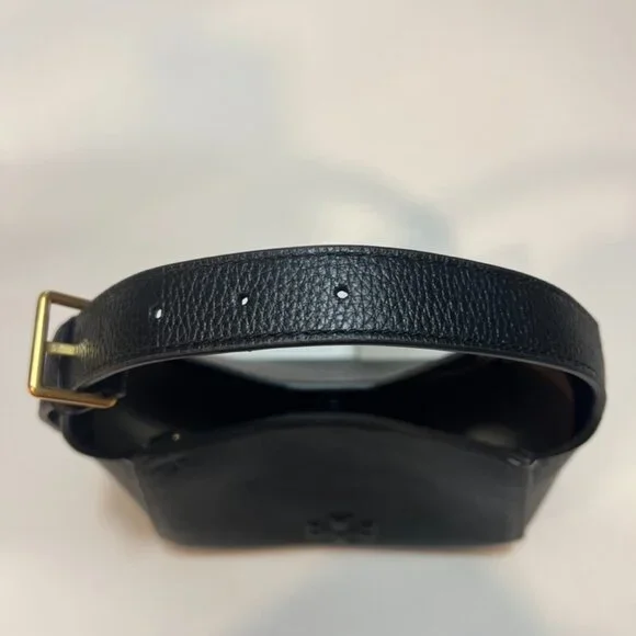 Tory Burch Small Thea Bucket Bag Crossbody In Black - Picture 6 of 9